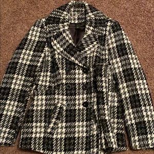 White House Black Market Tweed Coat